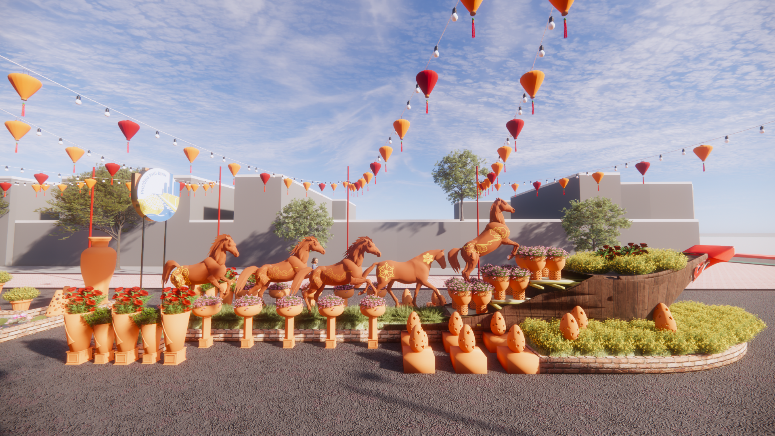 Chợ hoa Xuân ’Trên bến dưới thuyền’ dọc kênh Tàu Hủ – Bến Nghé có gì đặc sắc?