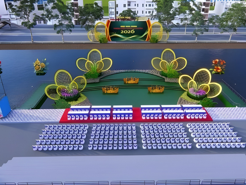 THÔNG TIN BÁO CHÍ Chợ Hoa Xuân “Trên Bến Dưới Thuyền” Tết Bính Ngọ - Năm 2026