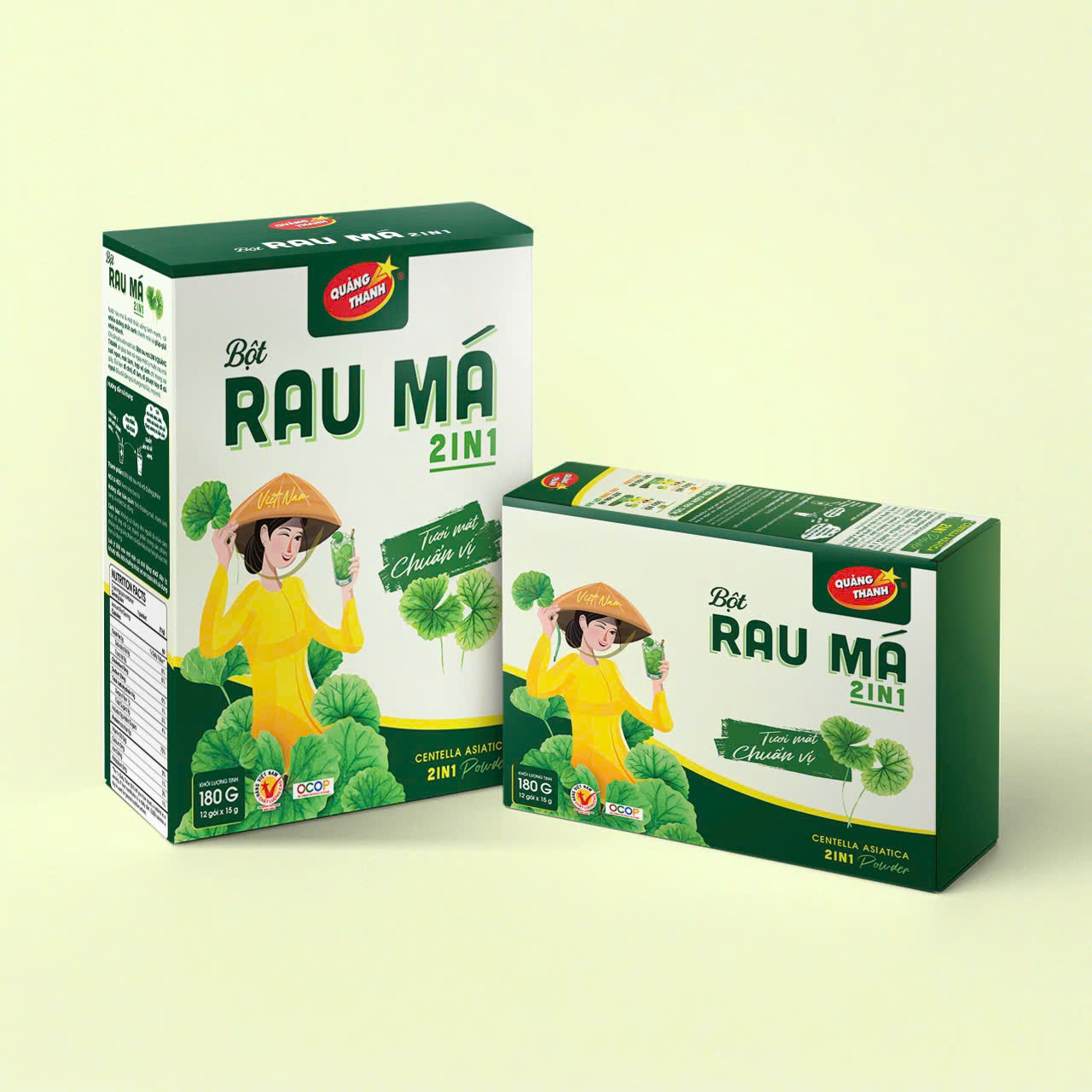 BỘT RAU MÁ 2IN1