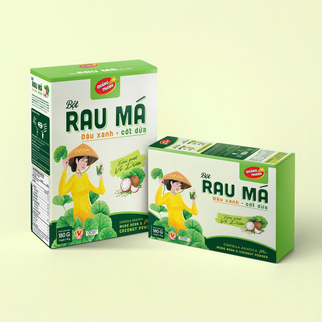 BỘT RAU MÁ ĐẬU XANH CỐT DỪA