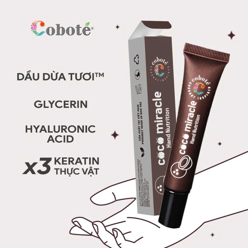 Kem Dưỡng Da Tay Và Móng - Coco Miracle Hand Nutrition 20g