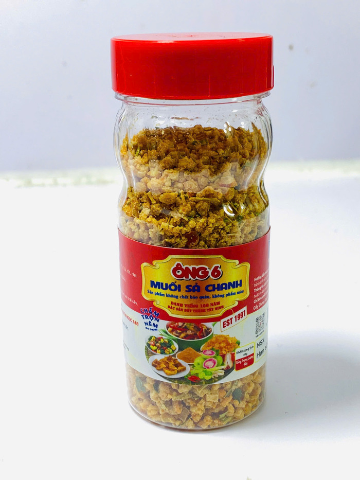 MUỐI SẢ CHANH ÔNG 6 (CHAY MẶN ĐỀU DÙNG ĐƯỢC) 60G