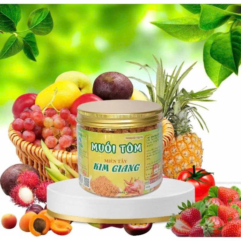 Muối Tôm Miền Tây Kim Giang 200g