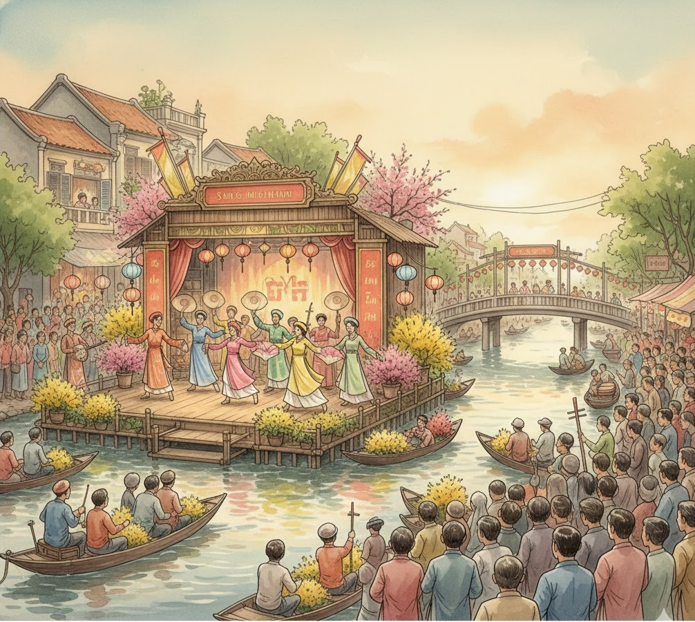 Chương trình biểu diễn nghệ thuật các đêm 25,26,27,28 Tháng Chạp