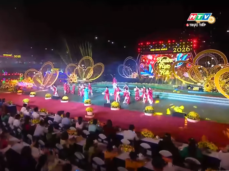 Đại Cảnh Kết Thúc Chương Trình Nghệ Thuật | Lễ Hội Hoa Xuân Trên Bến Dưới Thuyền