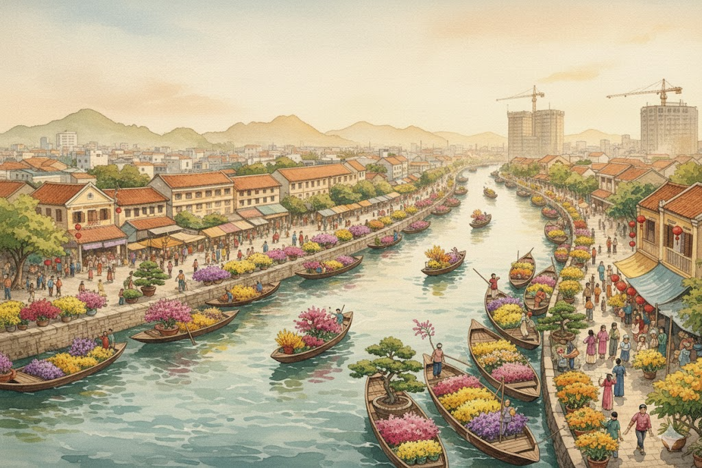 Sắc Xuân Bến Nước